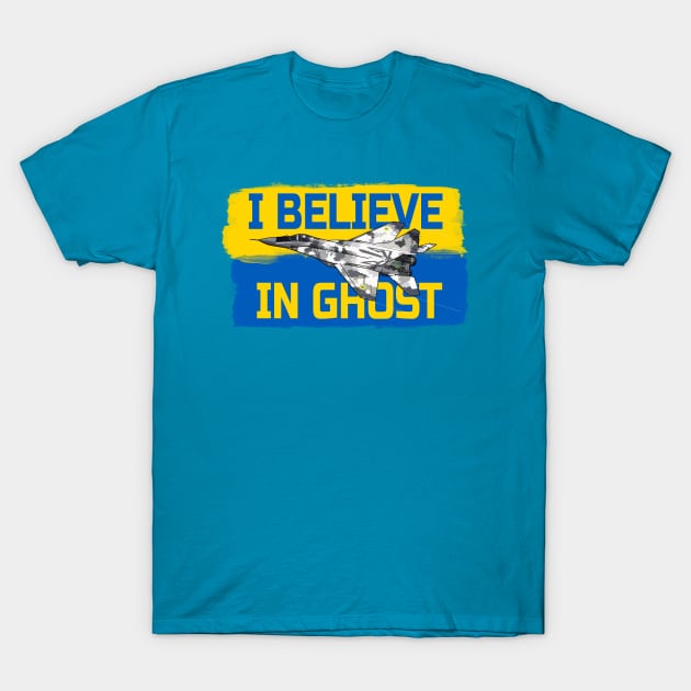 The Ghost of Kyiv T-Shirt by j2artist